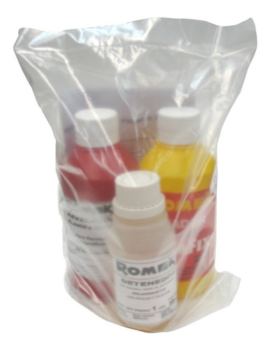 Kit Quimicos Romek P/ Revelado Papel Byn 1 Lt (9421)