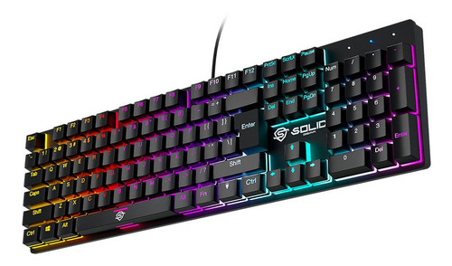 Teclado Gamer Mecânico Solid Adamantium