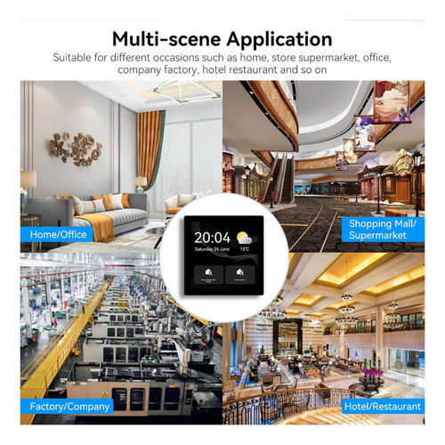 Panel De Control De Hogar Inteligente Tuya Smart Home Múltip