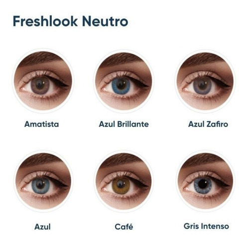 Lentes De Contacto Freshlook Colorblends Neutras
