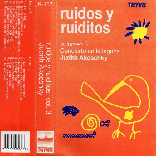 Cassette Judith Akoscky  Ruidos Y Ruiditos Vol. 3 