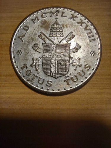 Medalla Vaticano Juan Pablo Il Pontifice 1978 Totus Tuus