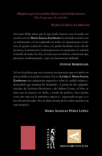 Imagen 2 de 2 de La Hija - María García Zambrano