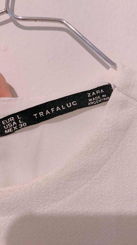 Blusa Zara Blanca