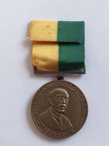 Md12= Medalha Governador Pedro Toledo 1972  37mm