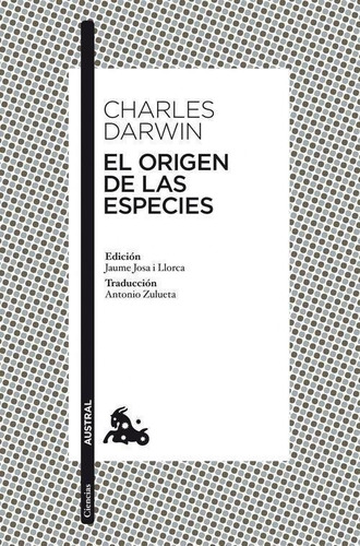 Libro: El Origen De Las Especies. Darwin, Charles. Espasa Ca