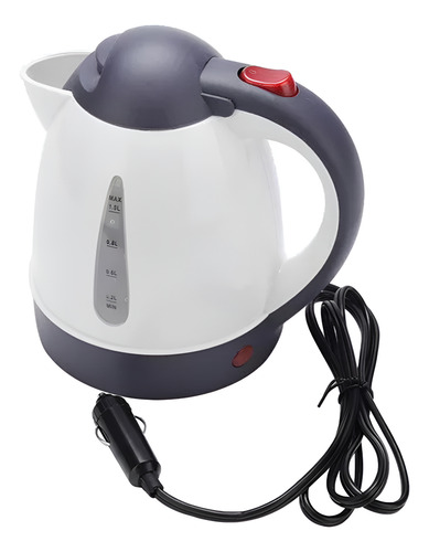 Pava Eléctrica Para Auto 12v - Se Conecta Al Encendedor Blanco