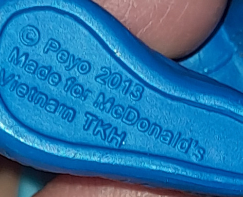 Pitufo Obrero Los Pitufos Figura Peyo Mcdonald's 2013 (Usado)