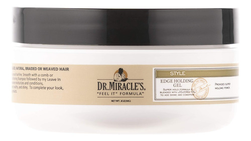 Dr. Miracles Gel De Retención Style Edge, 2 Onzas