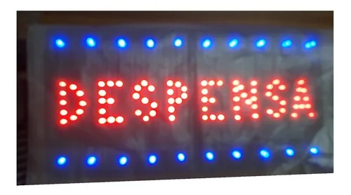 comprar Cartel Led Despensa Rotiseria Almacen O La Q`quiera A Pedido