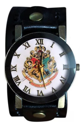 Reloj Hogwarts Escuela D Magia Harry Potter Pulsera Vinipiel