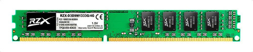 Memória RAM RZX Series color verde  4GB 1 RZX-D3D9M1333G/4G