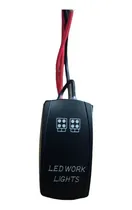 Comprar Switch Suiche Tipo Arb On-off Led Azul Para Faros Barras Acc
