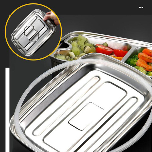 Cf Fiambrera Bento De Acero Inoxidable Contenedor Para