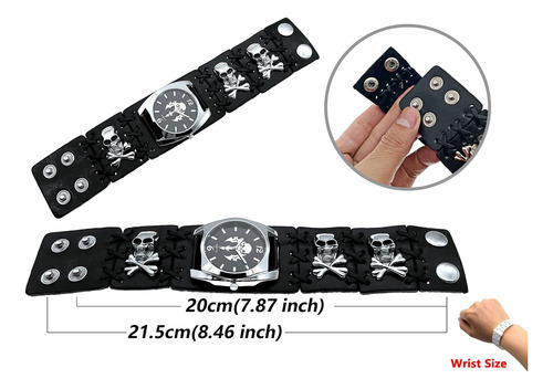 Gogarama Reloj De Pulsera Para Hombre Con Números De Pesadil