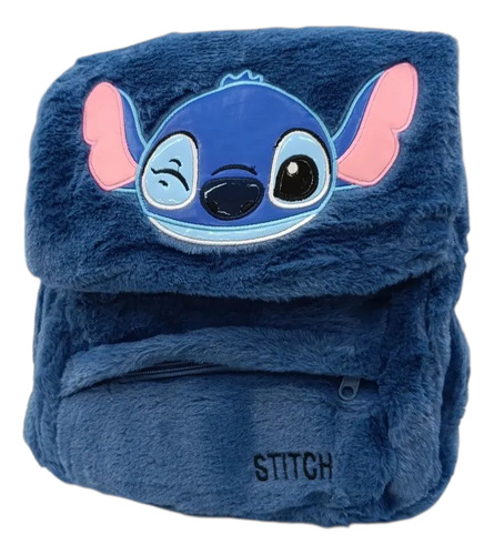 Mochila Peluche Stitch Capibara Kity Melody-kuromi Personaje Azul Stitch