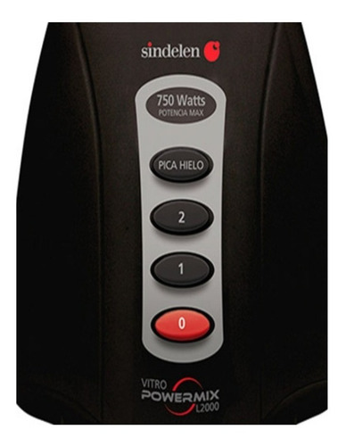 Licuadora Sindelen Jarro Vidrio L-2000vng 750w 1.8lt