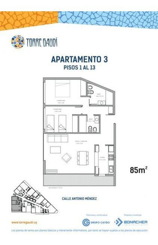 Imagen 7 de 7 de Apartamento 2 Dormitorios En Roosevelt, Punta Del Este - Torre Gaudí