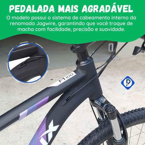 Imagem 4 de 8 de Bike Trinx M100 Max 17 Freio Disco Mecânico Shimano Tourney