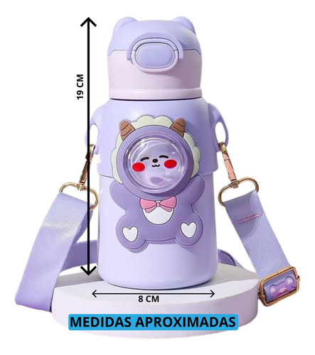 Botella Térmica Infantil De Acero Inoxidable De 500 Ml, Anti