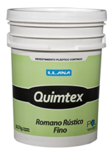 Quimtex Romano Rústico Fino - Revestimiento Plastico- 27kg