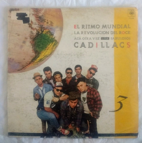 El Ritmo Mundial Los Fabulosos Cadillac 3 Vinilo Original 