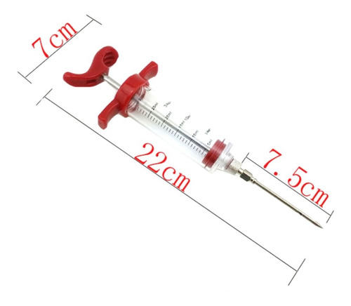 Imagen 6 de 7 de Jeringa Gastronómica C/ Aguja De Acero Hogar Cocina 30 Ml
