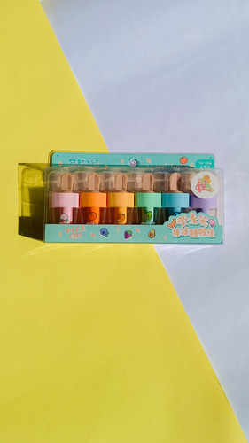 Set Marcadores Kawaii X 6 Helados