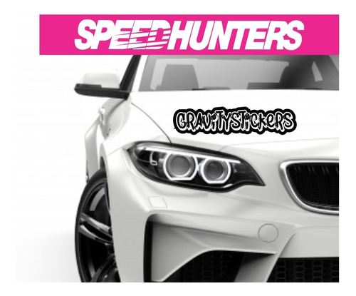 Vinilo Speed Hunters Fucsia Franja Calcomanía Sticker Auto
