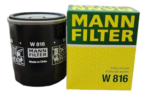 Filtro De Aceite Chevrolet Dmax W816 8981650710 Mann Filter
