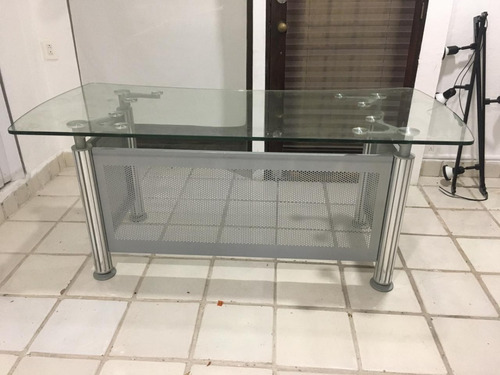 Mesa De Juntas Y Escritorio Ejecutivo De Cristal Templado