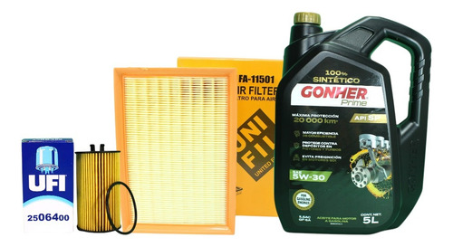 Kit Afinación Para Trax 1.4t 2018-2021 5w30 Api Aire Y Aceit
