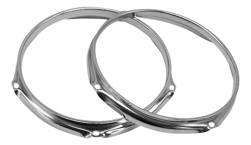 Ri 2pcs Juego De Aro De Bombo Accesorios 14 Pulgadas 6