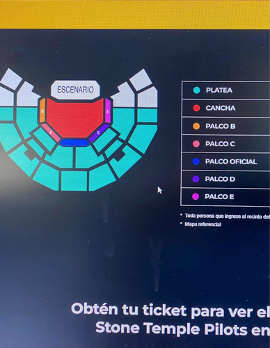 Imagen 2 de 2 de Ticket Stone Temple Pilots