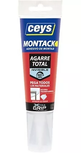 Adhesivo Montack Agarre Total Invisible 80g Ceys Pega Todo