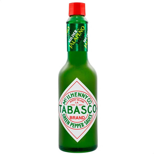 Imagen 1 de 8 de Salsa Picante Tabasco Mild 60ml Pimiento Verde Suave Jalapen