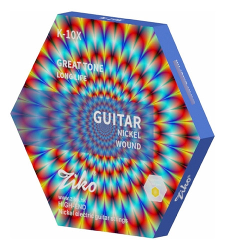 Ziko Cuerdas Guitarra Eléctrica 0.10 K-10x Premium