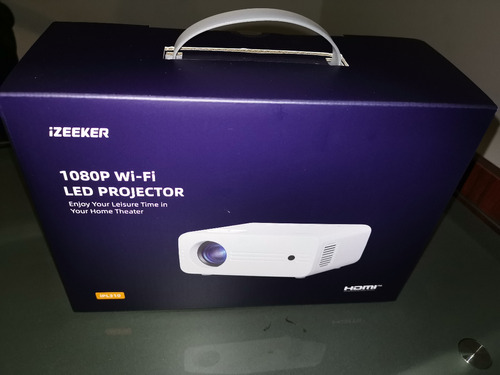 Proyector Izeeker Wifi Bluetooth Con Estuche, Nativo 1080p 