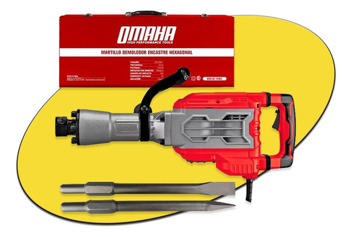 Martillo Demoledor Omaha Grande Electrico 60j De-16hex
