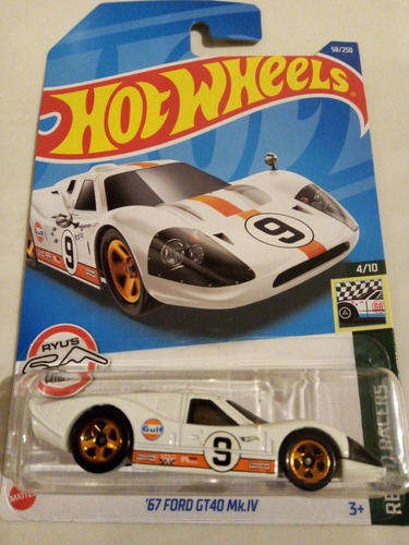 Hot Wheels | 2022 | Gulf | '67 Ford Gt Mk.iv Blanco