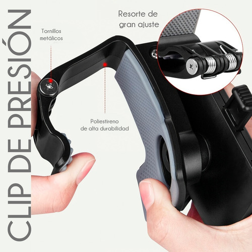 Soporte De Broche Clip Universal Para Teléfono Rotación 360°