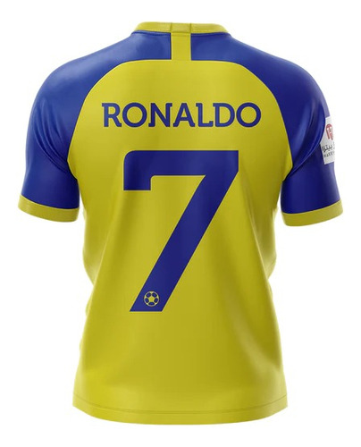 Camiseta Al Nassr #7 Cristiano Ronaldo Liga Árabe