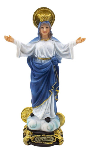 Imagem Nossa Senhora Da Medianeira Resina 15 Cm