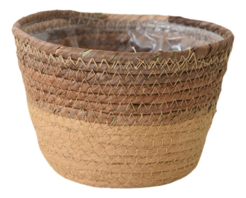 Cesta De Planta Tejida Cesta De Almacenamiento Decorativo S