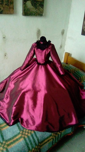 Vestido Victoriano Gotico Rococò De Epoca A Medida