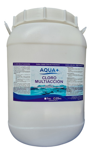 Cloro Multiacción Tabletas Aquamas 25 Kg