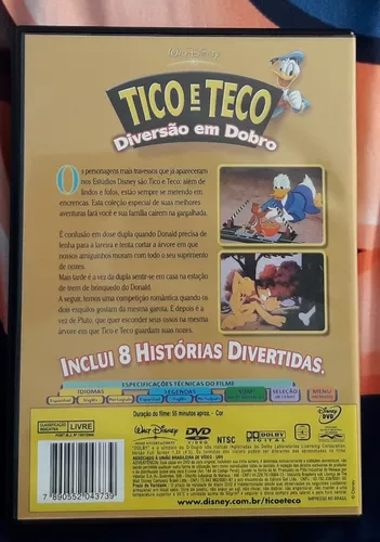 Tico E Teco Diversao Em Dobro Dvd Original Lacrado