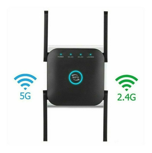 Extensor Wifi De Doble Banda Zen Booster De 5ghz 1200mbps