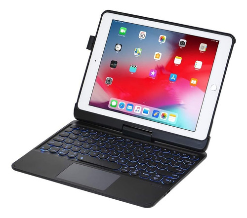 Funda Con Teclado Para iPad (6ª&5ª/ Pro 9.7ø/ Air 2&1) Negro