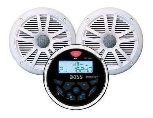 Receptor Digit Am/fm Par Bocina 6.5 Boss Marine Mckgb350w.6